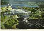 CANADA - 2 SCANS  Drama Of River And Sea .... Reversing Falls, Saint John, New Brunswick  -  GF - Cartes Modernes