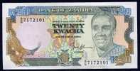 ZAMBIA : 20 Kwacha - P32b - 1989-91  - UNC - Zambia