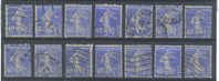 VEND LOT DE VARIETES SUR N° 237 - Used Stamps