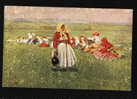 Czech Art Joza UPRKA - CZECH VILLAGE WOMAN FIELD Pluck Series - #  716 SALON J.P.P. Pc 20692 - Culturas