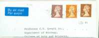 1992 ENVELOPPE GODALMING TO USA SEE BOX CANC - Zonder Classificatie