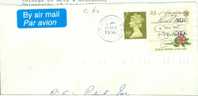 1996 ENVELOPPE EASTLEIGH TO USA     - STAMP ZEGEL ROOS ROSE BLOEM FLOWER - Non Classificati