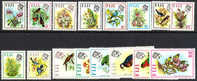 Fiji #305-320 Mint Never Hinged Birds & Flowers Set From 1971-72 - Fidji (1970-...)