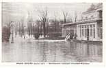 Paris Inondé (janvier 1910) Restaurant Ledoyen (Champs Elysées) Cpa Animée - Floods