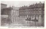 Paris Inondé (Janvier 1910) Arrivée Des Députés à La Chambre Cpa Animée - Überschwemmungen