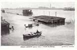 Paris Inondé (Janvier 1910) Porte De Bercy Cpa Animée - Inondations