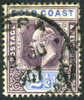 Gold Coast #52 Used 2-1/2p Edward VII From 1906 - Gold Coast (...-1957)