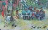 # SWEDEN 60103-11a Breakfast Under The Birch Tree 100 Sc5 01.93  Tres Bon Etat - Suède