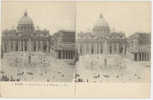 CPA STEREO ROME - SAINT-PIERRE ET LE VATICAN - Stereoscope Cards