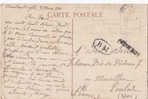 CARTE AVEC CACHET MARITIME PAQUEBOT  DE CONSTANTINOPLE   ECRITE A BORD DU "SENEGAL" 1910 - Lettres & Documents