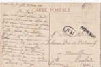 CARTE AVEC CACHET MARITIME PAQUEBOT  DE CONSTANTINOPLE   ECRITE A BORD DU "SENEGAL" 1910 - Briefe U. Dokumente