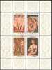 Bulgaria 1984 Mi# 3324-3327 Kleinbogen Used - Raphael, 500th Birth Anniv. / Nude Paintings - Gebraucht