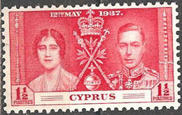 CYPRUS..1937..Michel # 134...MLH. - Cipro (...-1960)