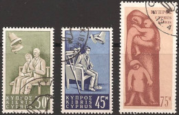 CYPRUS..1965..Michel # 250-252...used. - Gebruikt