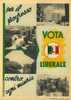 VOTA PLI PARTITO LIBERALE ITALIANO  EDIZIONE F. QUAGLIATA MESSINA  POLITICA  NON VIAGGIATA COME DA FOTO - Political Parties & Elections