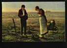 France Art Jean-Francois MILLET - Das Abendlaeuten..THE ANGELUS , MEN WOMAN POTATO FIELD Series 29901 STENGEL Pc 20725 - Cultivation