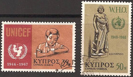 CYPRUS..1968..Michel # 310-311...used. - Usados