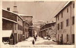 OLLIERGUES RUE DE LA GENDARMERIE L HIVER GENDARMES RARE - Olliergues