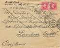 Carta GRYT (Suecia) 1908. REEXPEDIDA. Reexpedition - Cartas & Documentos