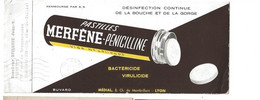 Buvard Merfene Penicilline Pastilles - Chemist's