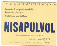 Buvard Nisapulvol Pommade - Produits Pharmaceutiques