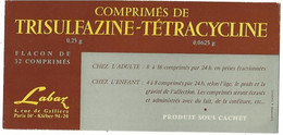 Buvard Trisulfazine Comprimes - Produits Pharmaceutiques