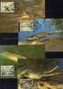 WWF-Set 90 Bangladesch 323/6 **,4FDC+4MKt. 25CHF Ganges Gavial Krokodil 1990 Dokumentation Wildlife Cover Set Of Asia - Verzamelingen (in Albums)