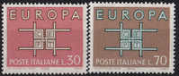 Italia 1963 Europa 2 Vl  Nuovi Serie Completa - 1963