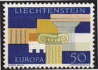 Liechtenstein 1963 Europa 1 Vl  Nuovo Serie Completa - 1963