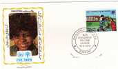 UNICEF Kindertag 1979 Kinder-Bilder Pakistan 495,496/9 4-Block Auf 2 FDC 8€ Auf Der Wiese - UNICEF