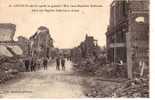 62 LIEVIN Après La Guerre Rue Jean Baptiste Defernez Cpa Animée - Lievin