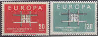 Turchia 1963 Europa 2 Vl  Nuovi Serie Completa - 1963