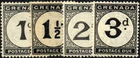 Grenada J11-14 Mint Postage Dues From 1921-22 - Granada (...-1974)