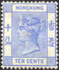 Hong Kong #45 (SG #59) Mint Lightly Hinged 10c Ultra Victoria From 1900 - Nuevos