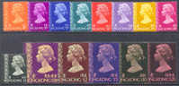 Hong Kong #275a-88a Mint Never Hinged QEII Issue Of 1975-78 - Nuevos