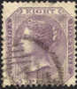 India #21 (SG #56) Used 8p Lilac Victoria From 1865-67 - 1858-79 Compagnia Delle Indie E Regno Della Regina