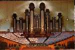 ORGUES Orgue   -World-Famous Tabernacle Choir And Organ -On Temple Square--cpsm - Música Y Músicos
