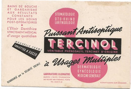 Buvard Tercinol - Produits Pharmaceutiques