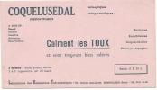 Buvard Coquelusedal Calment Les Toux - Chemist's