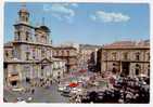 CALTANISSETTA, PIAZZA GARIBALDI E CHIESA DI S. SEBASTIANO, VG 1972, ANIMATA - Caltanissetta