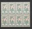 New Zealand 1966 MNH, Block Of 8, Jamboree Scouts, Emblem., Organization, As Scan - Blokken & Velletjes