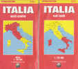 Carte DeAgostini Italia Nord-Centro + Sud-Isole 1/750 000 - Karten/Atlanten