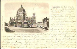 SCHAERBEEK-EGLISE SAINTE MARIE-CARTE PRECURSEUR 1898 - Schaerbeek - Schaarbeek