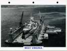 Etats Unis 1921 : Cuirassé WEST VIRGINIA - Boats