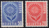 Svizzera 1964 Europa 2 Vl  Nuovi Serie Completa - 1964