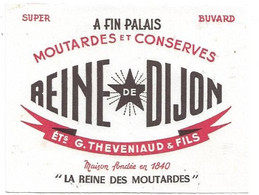 Buvard Moutarde Reine De Dijon - Mostard