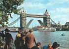 UK - London - Tower Bridge - Ships - Frachter - 4x Stamps - Tower Of London