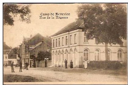 CAMP DE BEVERLOO-RUE DE LA REGENCE Correspondance En Franchise Militaire - Leopoldsburg (Camp De Beverloo)