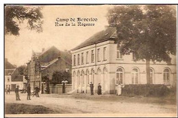 CAMP DE BEVERLOO-RUE DE LA REGENCE Correspondance En Franchise Militaire - Leopoldsburg (Kamp Van Beverloo)