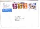 GOOD GB Postal Cover To ESTONIA 2004 - Good Stamped: Elizabeth ; Christmas - Lettres & Documents